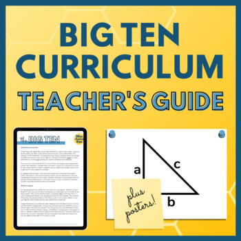 Preview of Big Ten Teacher's Curriculum Guide + Visual Aids