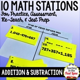 Addition and Subtraction Stations - Addition or Subtractio