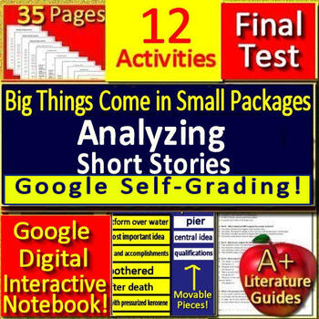 Preview of Big Things Come in Small Packages Activities, Game, and Final Test