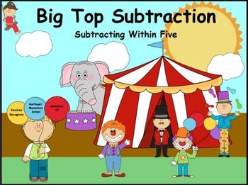 Preview of Big Top Subtraction: An Activeboard Math Center (K.OA.5)