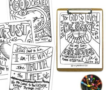 Big Truths for Little Hearts Set of 8 Handdrawn Bible