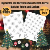 Big Winter and Christmas Word Search Puzzle Book for Adult