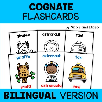 Preview of Spanish Cognate Flashcards