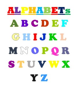 Preview of Big alphabets