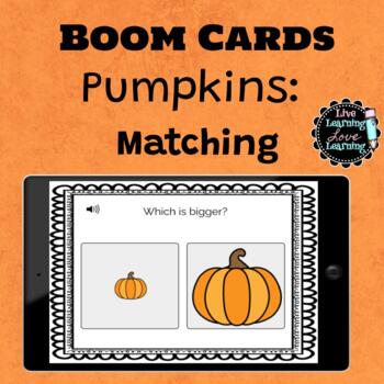 Preview of Big and Small Fall and Leaves | Boom Cards