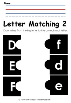 Big and Small Matching Worksheet