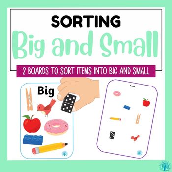 Big And Small Sorting By Sen Resource Source Teachers Pay Teachers