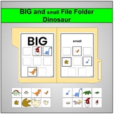Big and small File Folder- Dinosaur