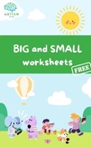 Free Big vs Small worksheets Animal Preschool Kindergarten
