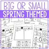 Big or Small Spring Worksheets