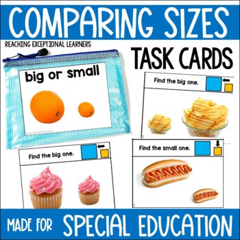 Preview of Comparing Sizes Task Cards