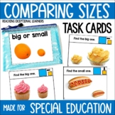 Comparing Sizes Task Cards