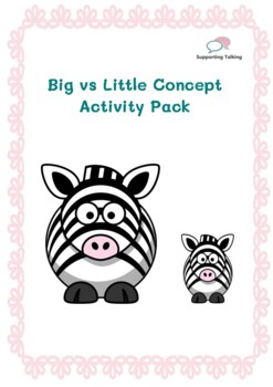 Preview of Big vs Little Activity Pack