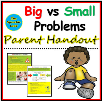 Preview of Big vs Small Problem Parent Handout