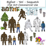 Bigfoot Clip Art - Yeti - Sasquatch - Cryptozoology - Biol