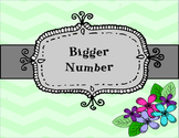 Bigger Number-Inspired by Debbie Diller's Math Work Stations
