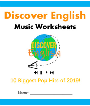 Preview of English Pop Music Worksheets for ESL / EAL / TOEFL students