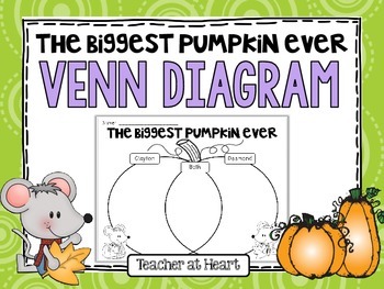 Preview of Biggest Pumpkin Ever Venn Diagram Freebie