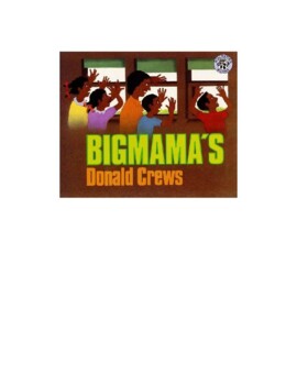 Preview of Bigmama's by Donald Crews Sequencing and Vocabulary