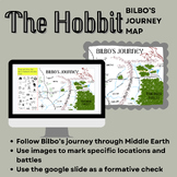 Bilbo's Journey Map | The Hobbit | Poster & Google Slide