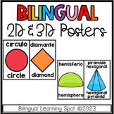 Bilingual 2D + 3D Shape Posters