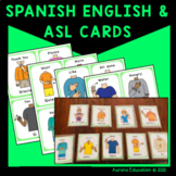 Translanguaging | Dual Language Learners ASL and Spanish cards