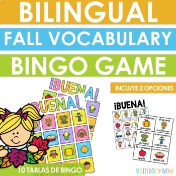 Seasons Bingo Game BUNDLE, Vocabulary Words