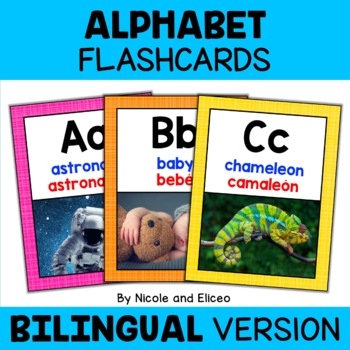 Preview of Bilingual Alphabet Flashcards