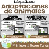 Bilingual Animal Adaptations Science Reader | Printable & 