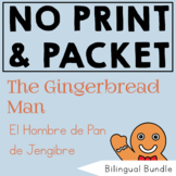 Bilingual BUNDLE The Gingerbread Man Book Companion for Sp