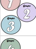 Bilingual Boho Round Numbers Circles From 1-6