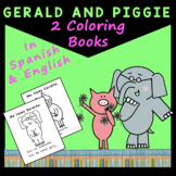 Bilingual Bundle of 2 Piggie and Elephant Coloring Books i