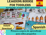 Bilingual Busy Book for Toddlers (English-Spanish)