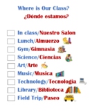 Bilingual Classroom Job & Schedule Labels
