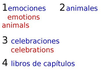Preview of Bilingual Classroom Library Book Labels