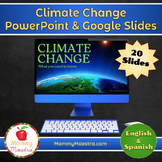 Bilingual Climate Change Google Slides - PPT - Canva Template