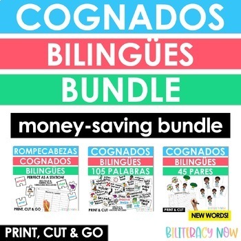 Preview of Bilingual Cognates BUNDLE - Cognados Bilingües