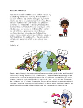 Preview of Bilingual Cook to Learn CCSS + NGSS Lesson on Mexico and Avocados!
