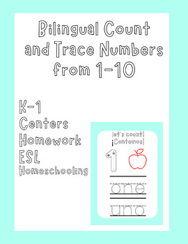 Preview of Bilingual Count and Trace 1-10