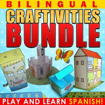 Preview of Bilingual Craftivities - BUNDLE
