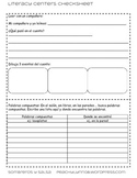 Bilingual / Dual Language Literacy Center Check Sheet