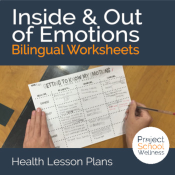 Preview of Bilingual (ENG/Spanish) Mental Health Bundle - Inside & Out of Emotions