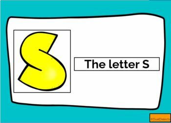 Preview of Bilingual/ ESL Boom Cards: The letter S