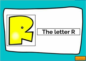 Preview of Bilingual/ ESL Boom Cards: The letter R