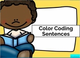 Bilingual ESL/ ELA/ ELL:  Grammar Color Coding Sentences