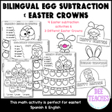 Bilingual Easter Subtraction Math Activities & Easter Crow