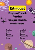 Bilingual English/French Reading Comprehension Worksheets