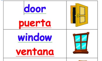 Preview of Bilingual (English-Spanish) Labels for Classrooms with ELLs