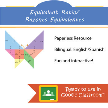 Preview of Bilingual: Equivalent Ratio- Razones Equivalentes