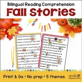 Bilingual Fall Reading Comprehension Activities Lecturas d